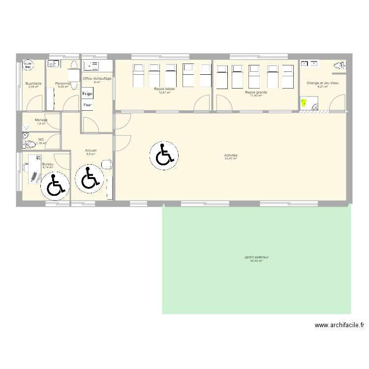 3 bis av du stade  Lagny sur marne Projet 290119 spacieux opti12 post pmi 070219. Plan de 12 pièces et 167 m2