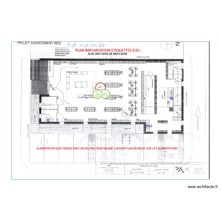 PORT LEUCATE RDC ETIQUETTES ELECTRONIQUES. Plan de 