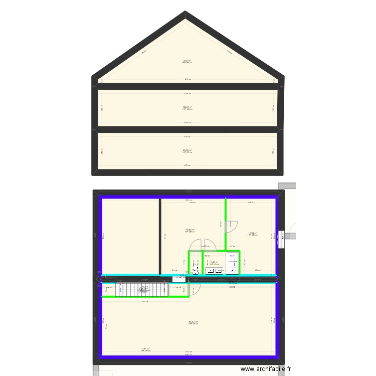 PLAN PROJET PLAZZA IMMO COURLANS. Plan de 0 pièce et 0 m2