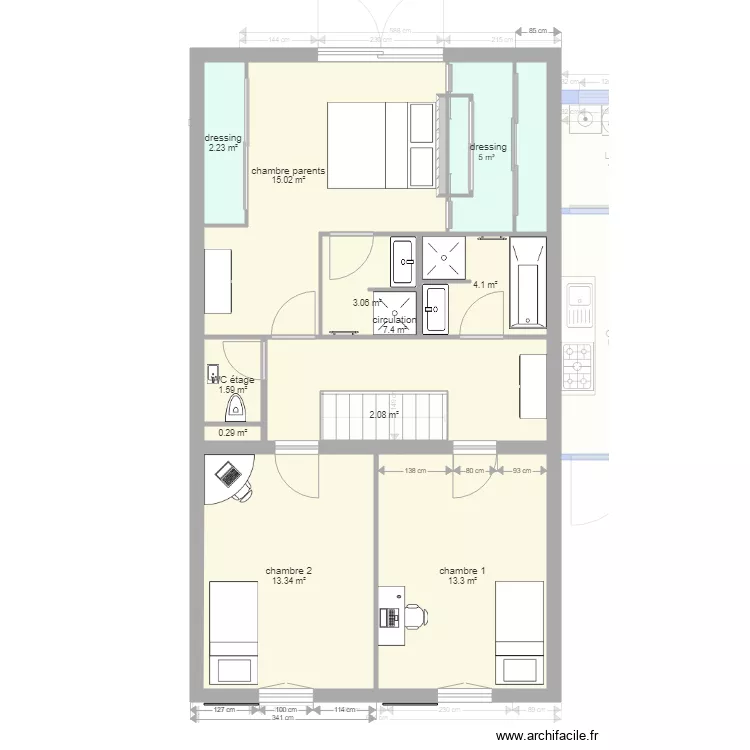 Igny  Yann et Sev. Plan de 