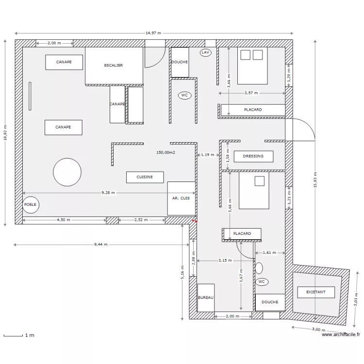 LA COURONNE V5. Plan de 