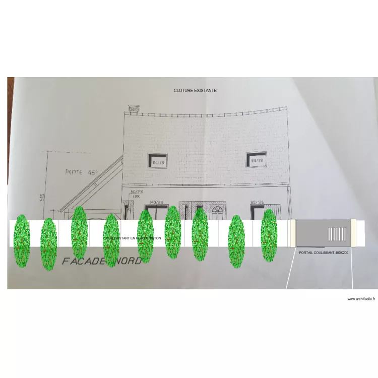 PROJET ROLAND PORTAIL. Plan de 