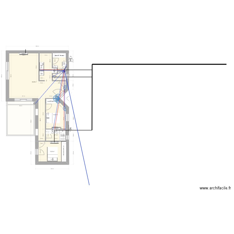 garage emma minguy. Plan de 12 pièces et 149 m2