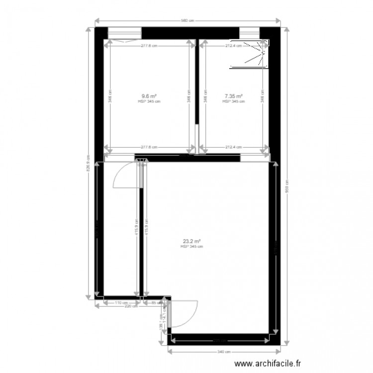 PLAN ORIGINE. Plan de 0 pièce et 0 m2