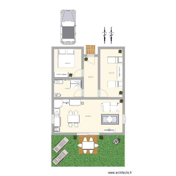gite pauline. Plan de 0 pièce et 0 m2