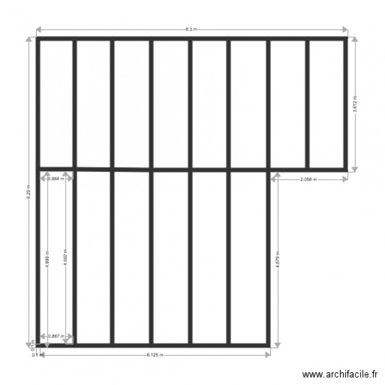 STRUCTURE METALLIQUE. Plan de 0 pièce et 0 m2