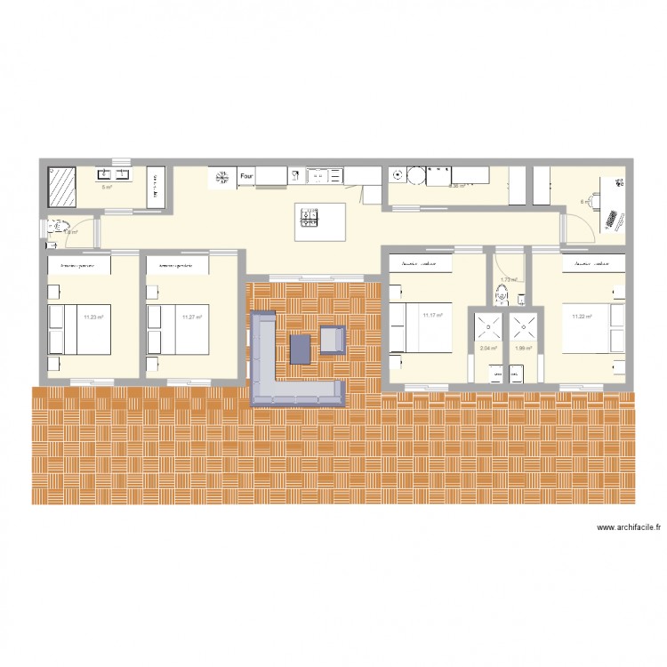 BUNGALOW PRINCIPAL 04. Plan de 0 pièce et 0 m2