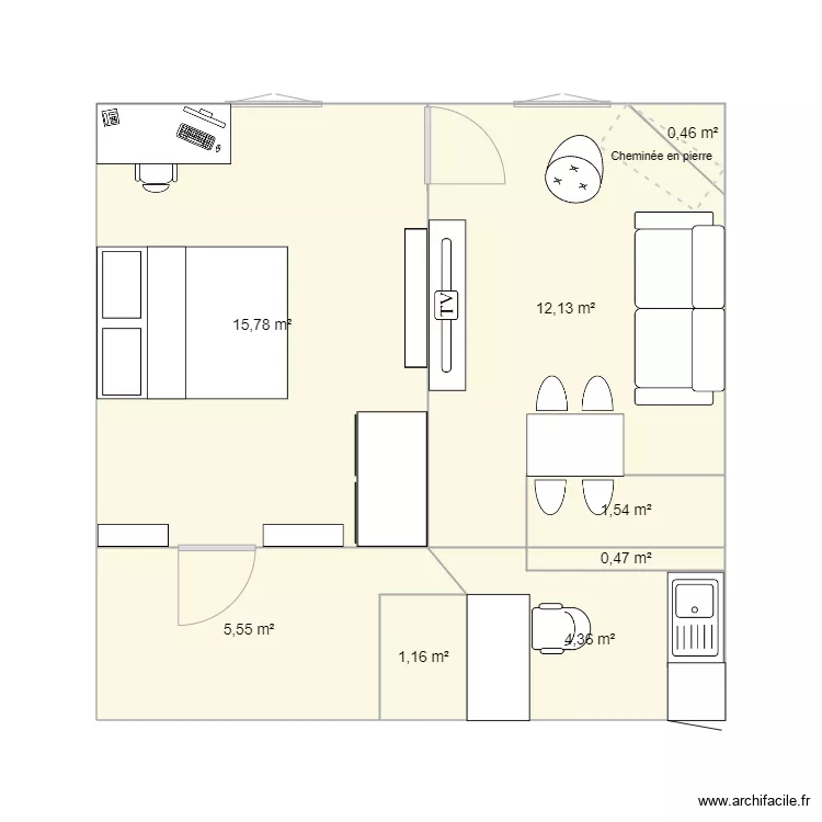 Appartement. Plan de 