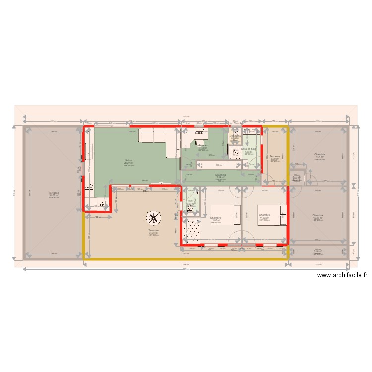 Douville. Plan de 0 pièce et 0 m2