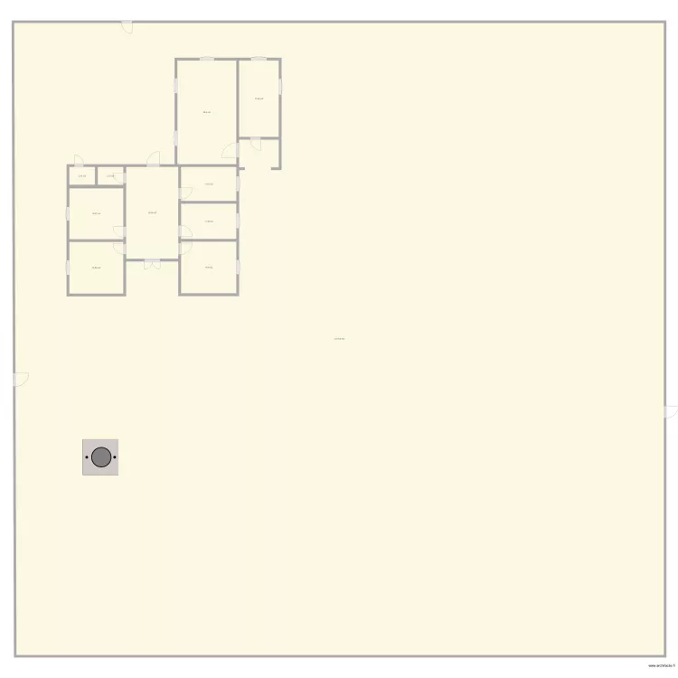 Santhie Jardin. Plan de 