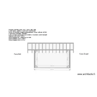 Plan Abri Fa&ccedil;ade Nord