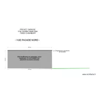 Projet garage DF VUE FACADE NORD