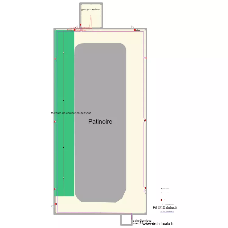 colise guigues. Plan de 