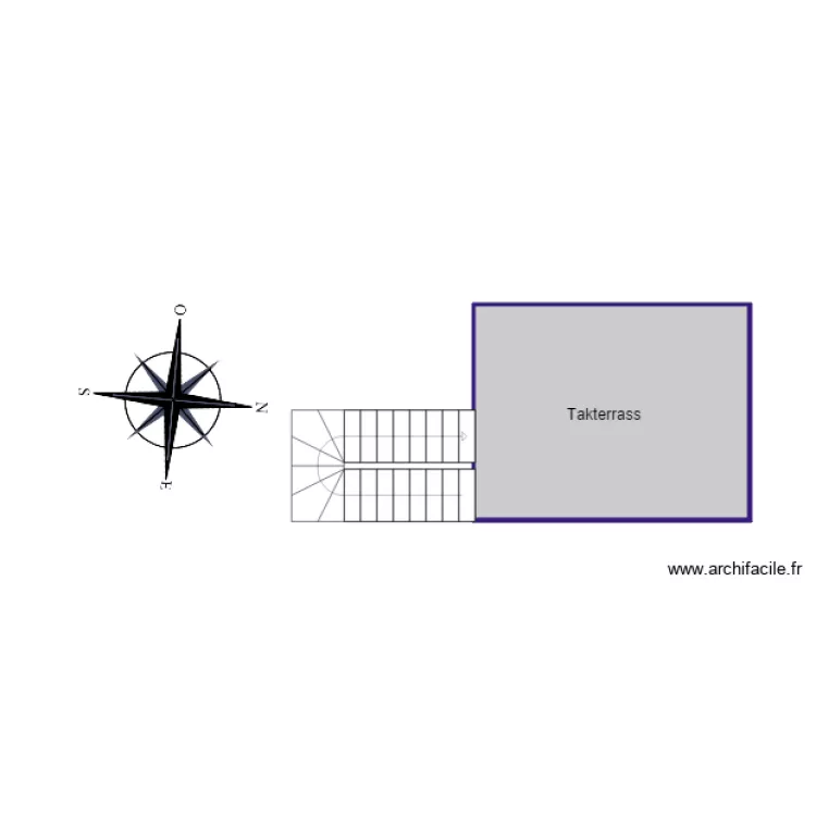 Pinada golf takterrass 1. Plan de 
