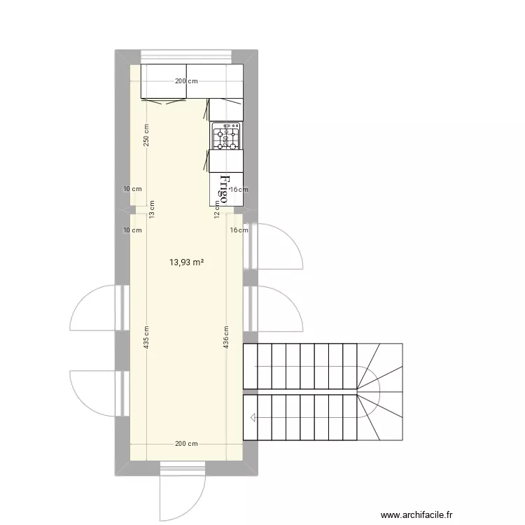 cuisine2eme. Plan de 