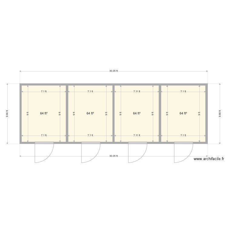 Incubators. Plan de 0 pièce et 0 m2