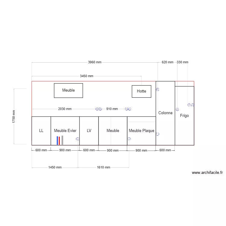 Cuisine_RDC_Implantation. Plan de Cuisine_RDC_Implantation. Plan de