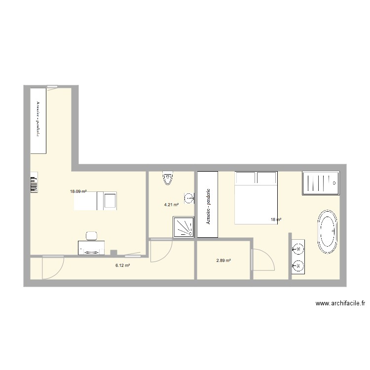 Loft. Plan de 0 pièce et 0 m2