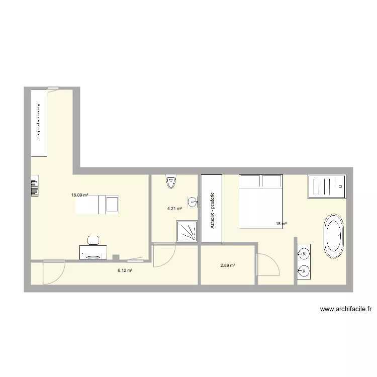 Loft. Plan de 
