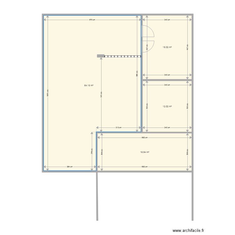 Projet visio v1. Plan de 0 pièce et 0 m2