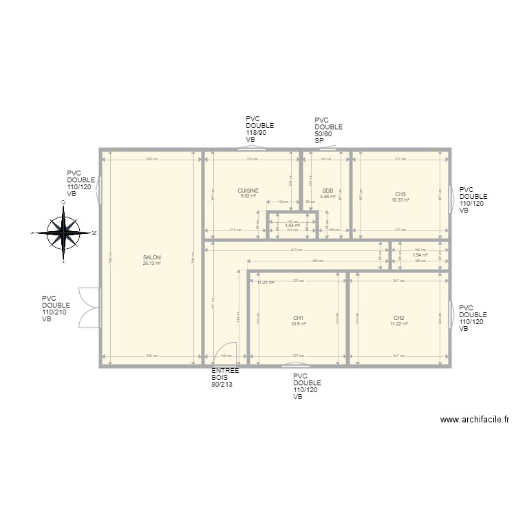 OUARTI. Plan de 0 pièce et 0 m2