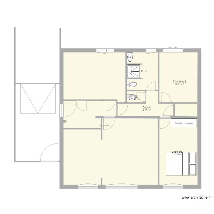PLAN MAISON VDW. Plan de 