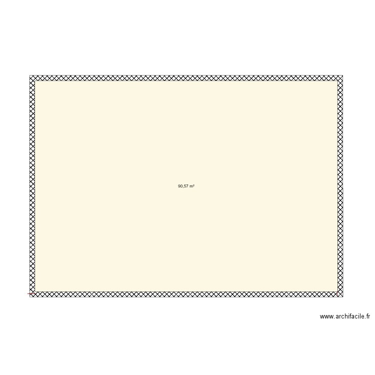 plan vierge grand appart . Plan de 0 pièce et 0 m2
