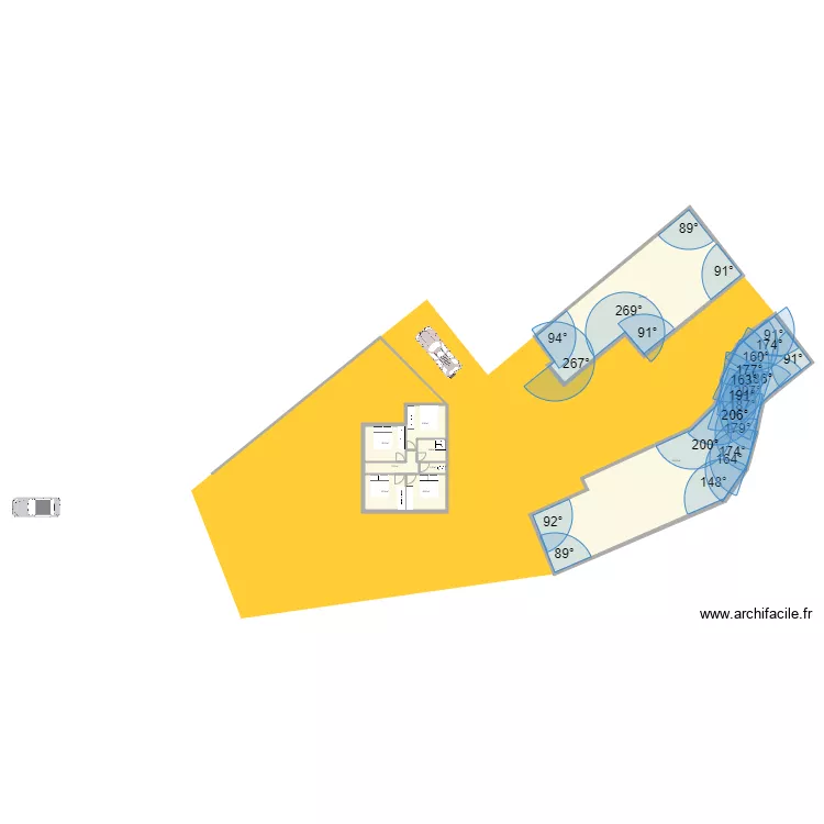 albi maison. Plan de 