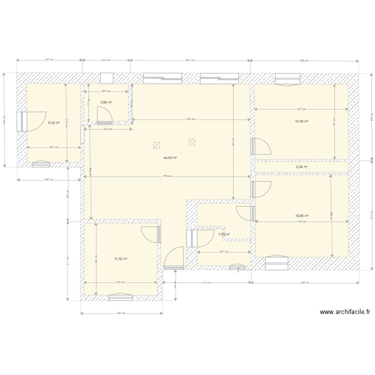 sitio de marim cotes reelles projet 2 coté. Plan de 0 pièce et 0 m2