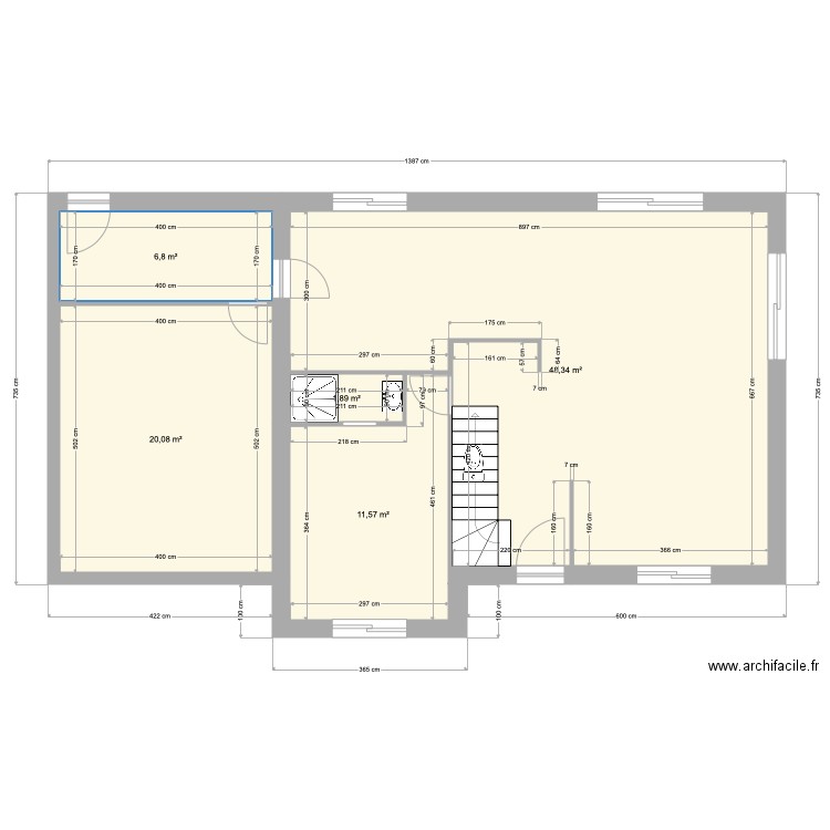 plan durand. Plan de 0 pièce et 0 m2