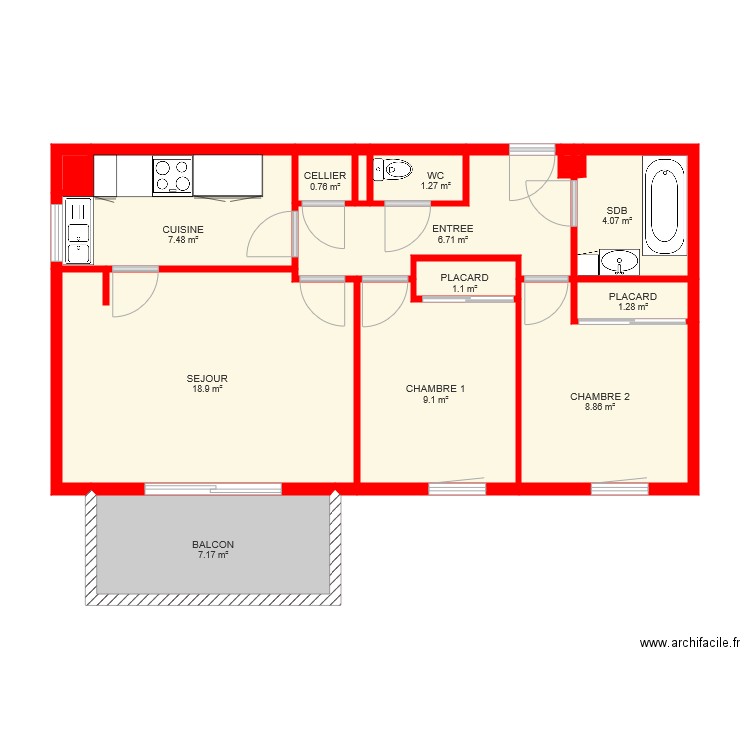 BI 6468 . Plan de 0 pièce et 0 m2