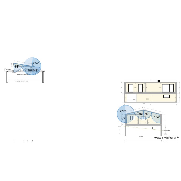 AUTRE CALCUL . Plan de 6 pièces et 79 m2