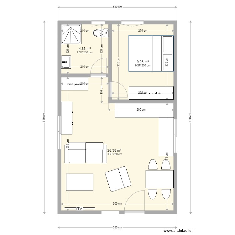 Maison location ok. Plan de 0 pièce et 0 m2