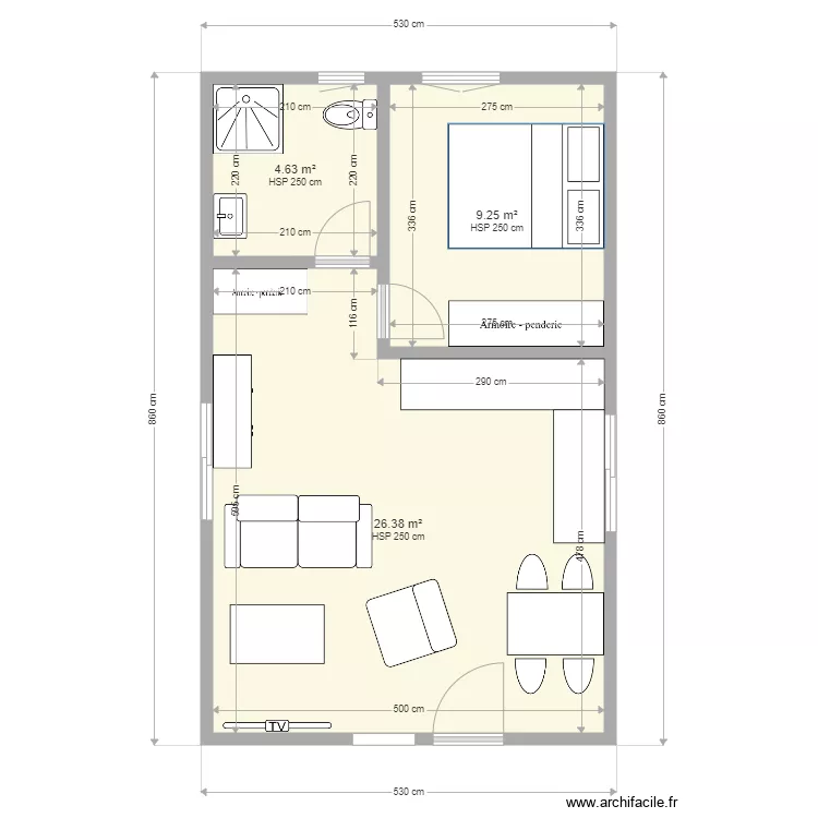 Maison location ok. Plan de Maison location ok. Plan de