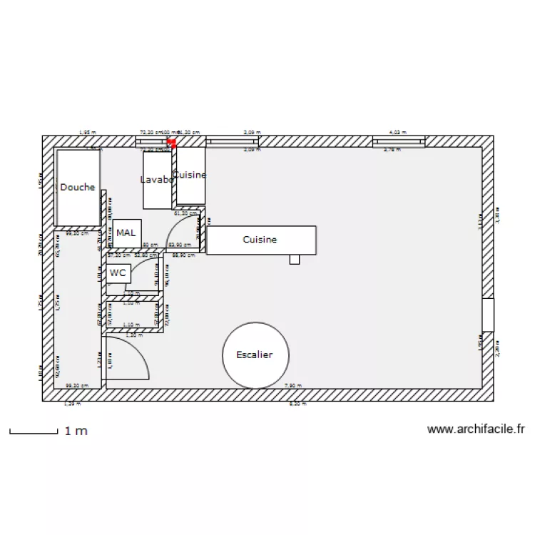 appartKBR 2nd sol 3. Plan de appartKBR 2nd sol 3. Plan de