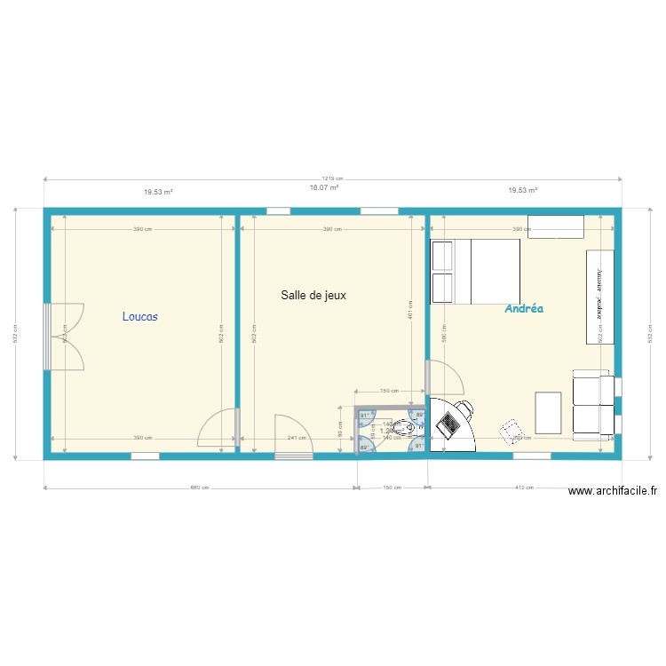 Plan Chalet vidauban. Plan de 0 pièce et 0 m2