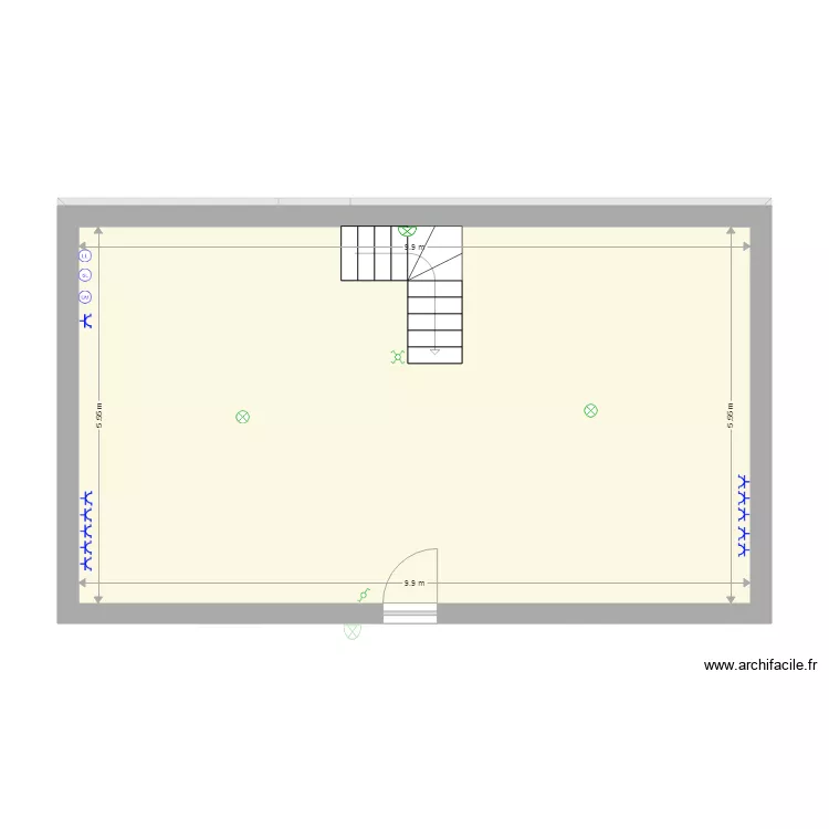 FANCHALIZEE SOUS SOL. Plan de 