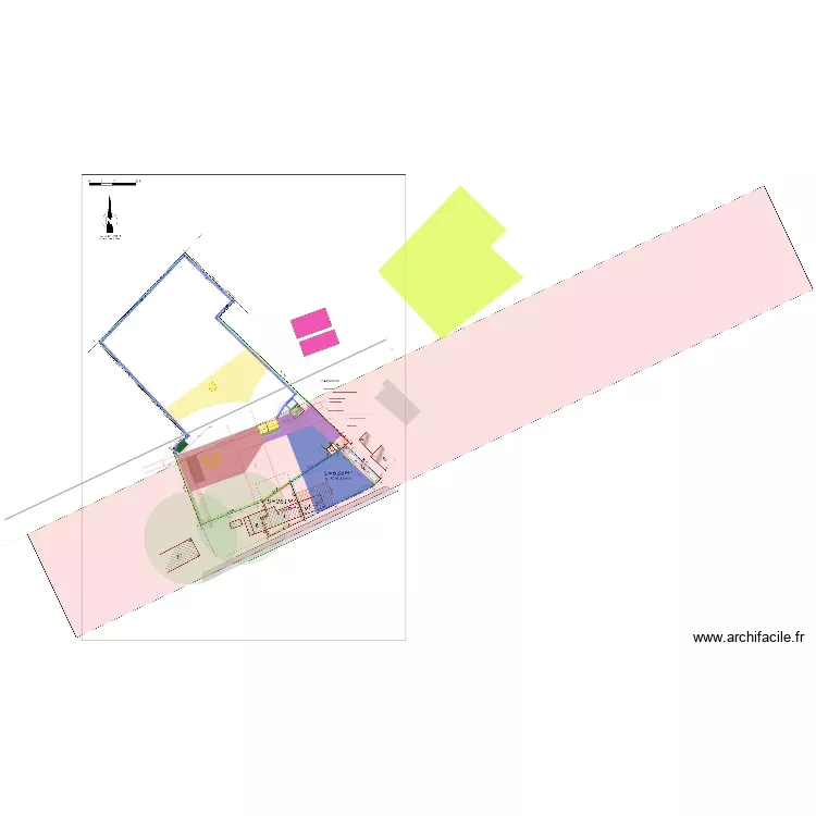 PLAN PADDOCK CARR&eacute; ABRI 10 sans PISTE EN DESSOUS 14 M PAD 38 M SELLERIE 8M. Plan de 