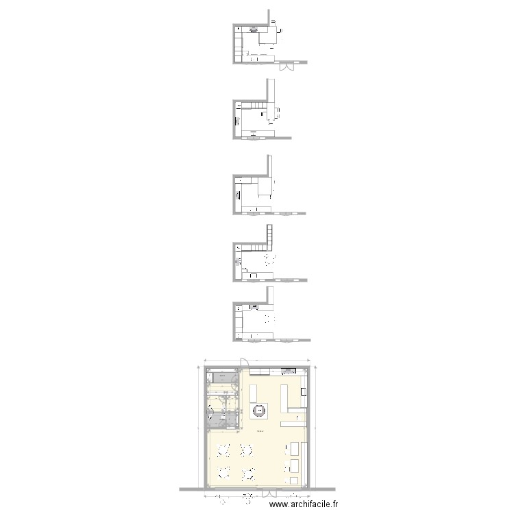 SANDRINE CUISINE 3. Plan de 0 pièce et 0 m2