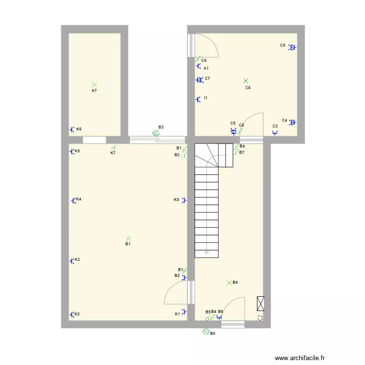 IMPLANTATION RDC SOMBREFFE. Plan de IMPLANTATION RDC SOMBREFFE. Plan de