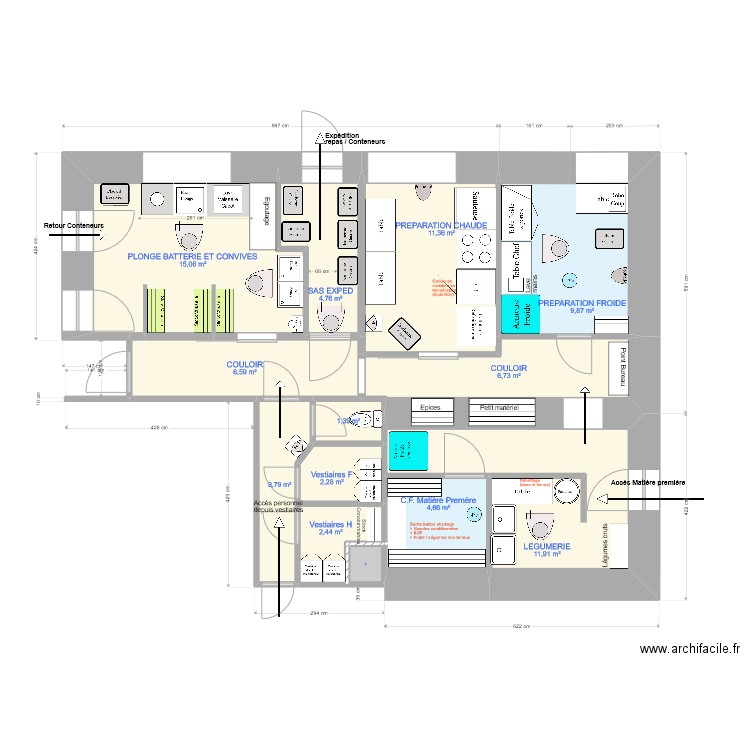 Mendionde 005. Plan de 13 pièces et 81 m2