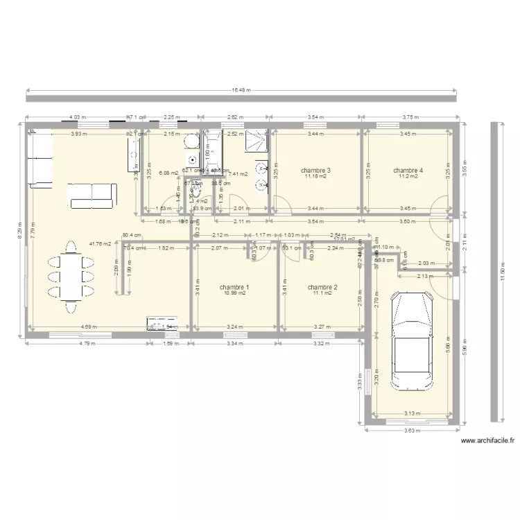 Maison Odile Jc. Plan de 
