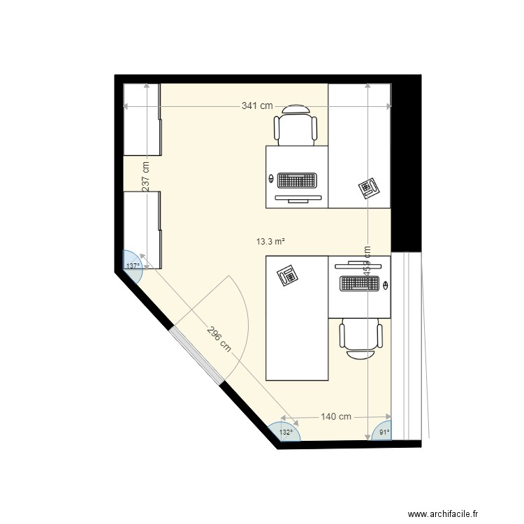 Bureau 321 Qualité Clients. Plan de 0 pièce et 0 m2