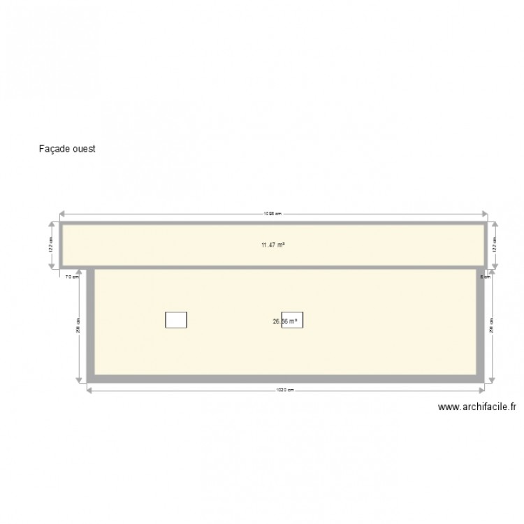 façade ouest2. Plan de 0 pièce et 0 m2