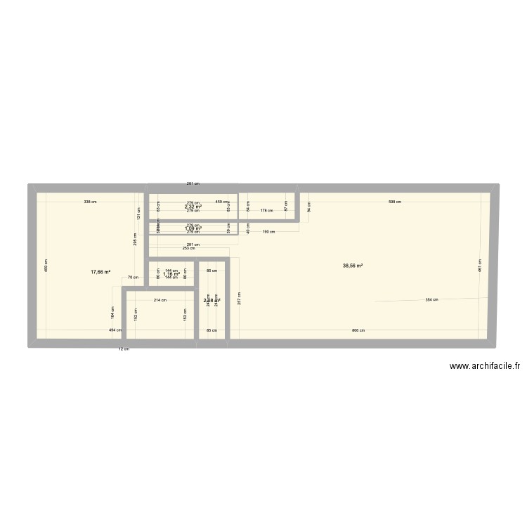 Macassi étage. Plan de 0 pièce et 0 m2