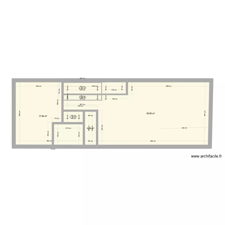 Macassi &eacute;tage. Plan de 