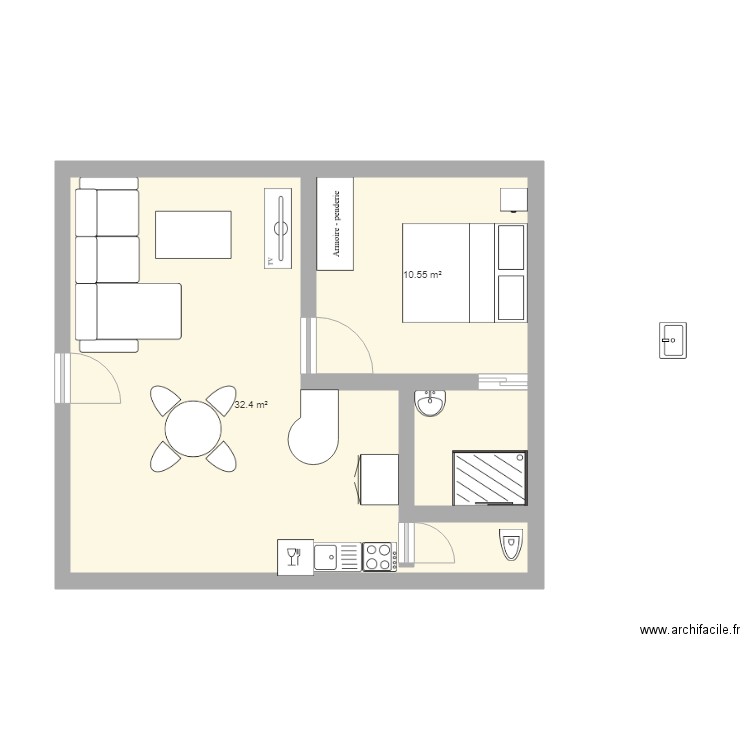 rdc. Plan de 0 pièce et 0 m2