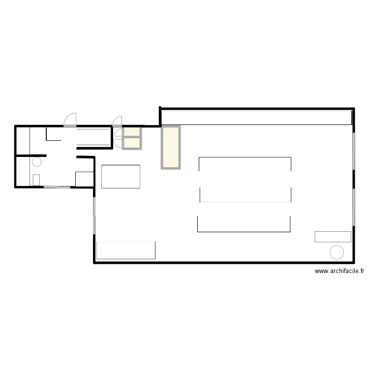 ecurie. Plan de 0 pièce et 0 m2