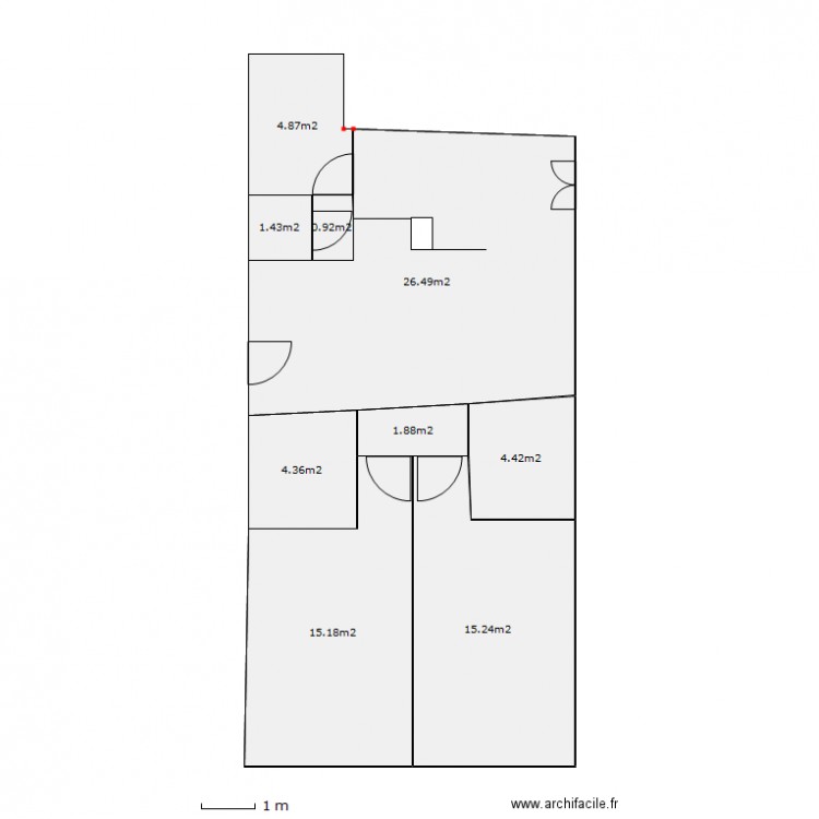 GITE CORRIGE2. Plan de 0 pièce et 0 m2