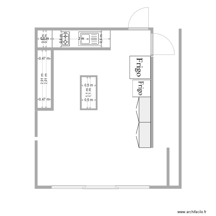 CUISINE. Plan de 0 pièce et 0 m2